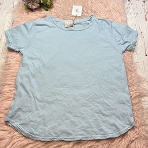 NWT JUMPER 1234 Short Sleeve Crewneck Tee in Sky Sz XS